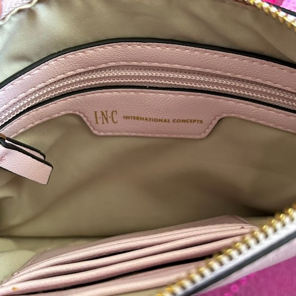 international concepts blush pink clutch bag - Picture 7 of 7